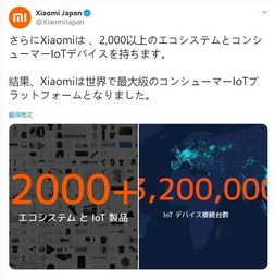 小米跃升全球第四大手机制造商，物联网设备销售成关键驱动力